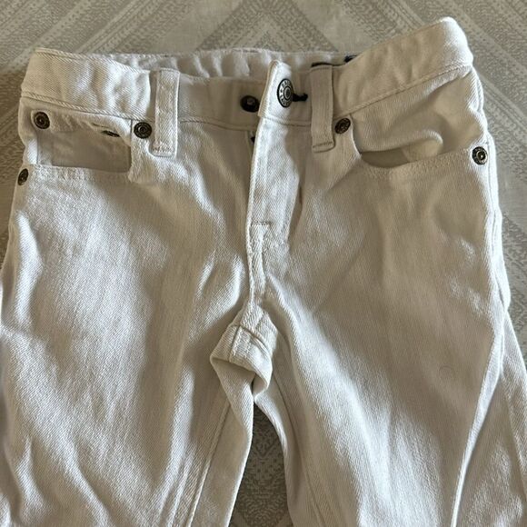 Ralph Lauren Boys Bowery Skinny White Jeans - Size 4/4T - Picture 2 of 6